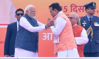 पीएम मोदी ने  भजन लाल शर्मा को राजस्थान के मुख्यमंत्री के रूप में शपथ लेने पर दी बधाई