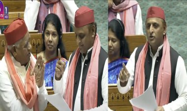 होई वही जो राम रची राखा...अखिलेश यादव ने संसद से भरी हुंकार !