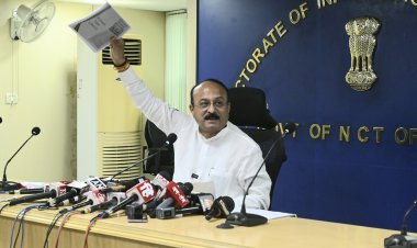 दिल्ली के शिक्षा मंत्री अशीष सूद ने पेश किया 100 दिनों का रिपोर्ट कार्ड