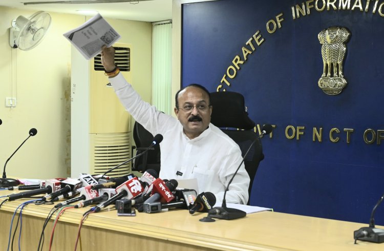 दिल्ली के शिक्षा मंत्री अशीष सूद ने पेश किया 100 दिनों का रिपोर्ट कार्ड